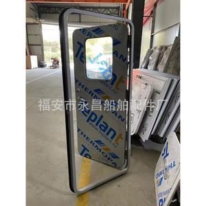 หน้าต่างและประตูบานเลื่อนสำหรับเรือยอชท์ ทำจากอะลูมิเนียมชุบสีเงินเทาแบบสั่งทำพิเศษ ทนทานต่อสภาพอากาศและกันน้ำ อะไหล่และอุปกรณ์เสริม - Product Image 3