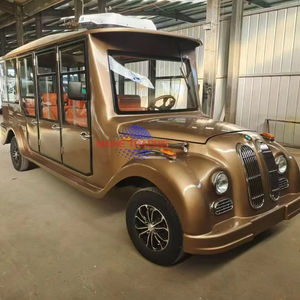 Voiture de golf électrique vintage ancienne à 8 places, navette, alimentée par batterie, voiture de tourisme classique ancienne pour les excursions touristiques - Product Image 6