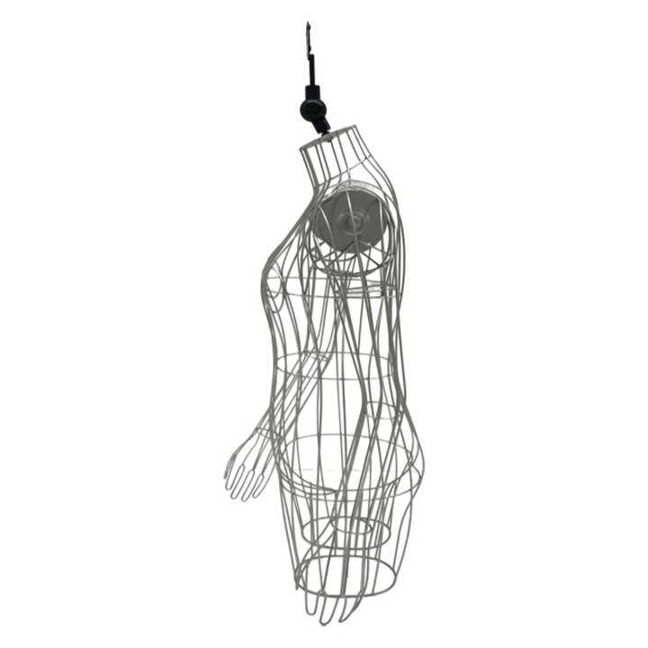 Hanging Wire Torso Mannequins Female Metal Iron Mesh Dress Form Upper ...