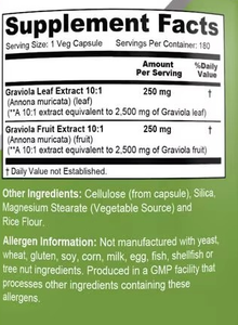 Organische <span class=keywords><strong>Graviola</strong></span> Leaf Extract Zuurzak Gummies Capsule Voor Immuundigestie Respiratoire Hulp - Product Image 2