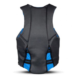 Gilet de sauvetage en néoprène pour adulte, gilet d'impact pour sports nautiques avec boucles à dégagement rapide et fermeture éclair frontale pour le wakeboard et le jet ski - Product Image 2