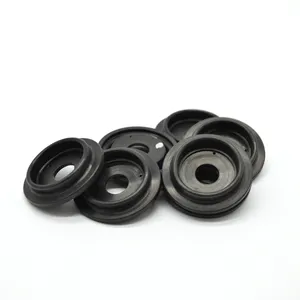 Splendid Black Silicone Epoxy Process Peroxide Cured Rubber Hole Plug Cover Gasket Seal Stopper Rubber Washer Gasket RoHS