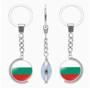 Llavero con Gema del Tiempo de los Productos Nuevos del Vaticano, Llavero con Gema del Tiempo con Banderas de Países de Europa - Product Image 3
