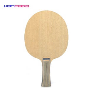 Konford OEM personalizado de madera pura de 2 capas de <span class=keywords><strong>carbono</strong></span> arílico para hoja de ping-pong fábrica al por mayor Tenis de Mesa bate fondo de ping pong - Product Image 3