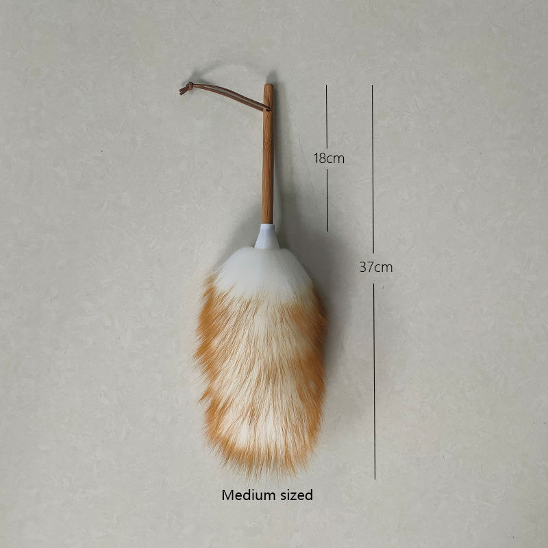 White with brown tip