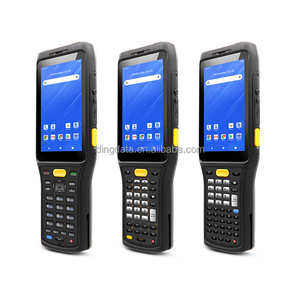 딩데이터 DN61U 4인치 안드로이드 13 산업용 PDA 터미널 휴대용 UHF 2D 바코드 스캐너 IP65 러기드 4GB 램 64GB 스톡