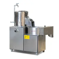 Industriële Automatische Frieten Zoete Aardappel Chips Dunschiller Slicer Wassen Making Machine Prijs