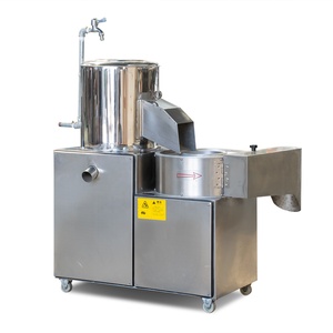 Industrial Automatic French Fries Sweet <strong>Potato</strong> Chips <strong>Peeler</strong> Slicer Washing Making <strong>Machine</strong> Price - Product Image 1