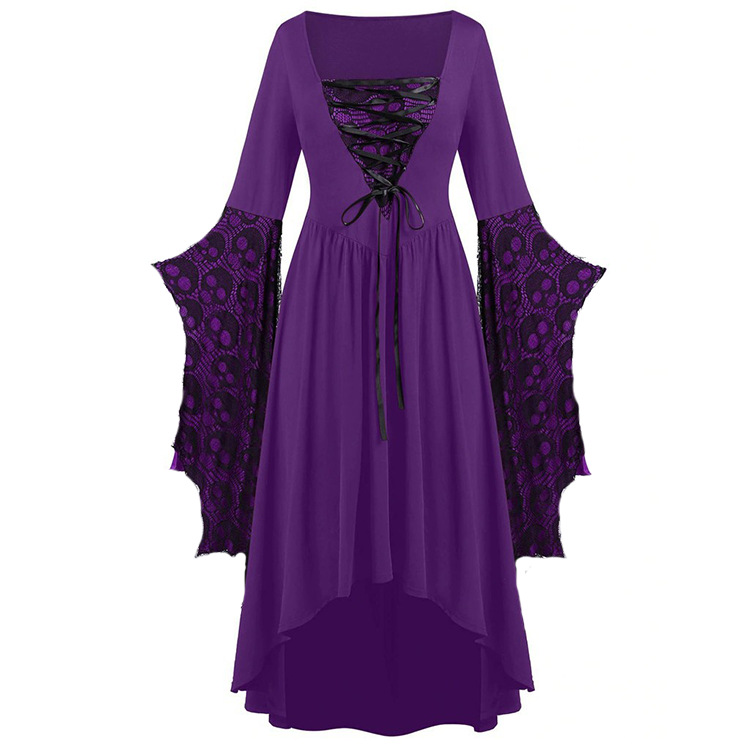 Clothes Women Vintage Cosplay Costume Witch Vampire Gothic Ghost Dresses up  Party Lace Strap Dress Clothes Autumn Winter| Alibaba.com