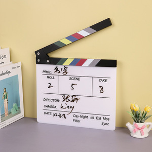 Master Gu Director Clapperboard - Set de accesorios de acrílico para cine, fotografía de ropa, manualidades y adornos (grande y pequeño) - Product Image 3