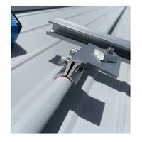 Colliers de fixation réglables en alliage d'aluminium de qualité supérieure pour accessoires de montage photovoltaïque