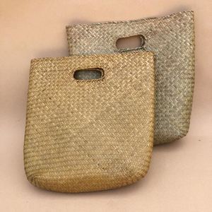 Sac à main d'été en paille naturelle pour femme, sac décontracté en jonc de mer pour l'extérieur, vente en gros - Product Image 1
