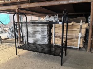 Lit superposé en acier de fabrication industrielle, vente en gros, 2 étages, lits superposés en métal pour dortoir, adultes et enfants - Product Image 5