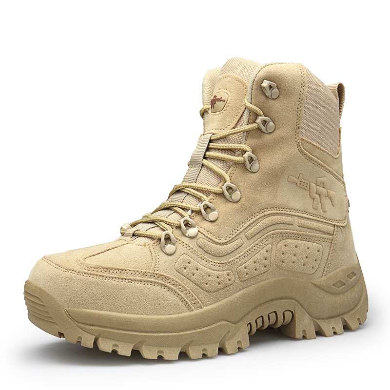 Hiking Trekking Man Men's Outdoor Army Military Breathable Desert Combat Boots