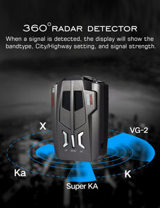 Sıcak satış radar elektrikli köpek araç ekran İngilizce ve rusça iki dilli radar dedektörü araç hız dedektörü - Product Image 4
