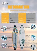 Planche à pagaie gonflable ESUP MOJITO 11'6, surf sur vagues, PVC/EVA/Drop Stitch, garantie 2 ans, lacs et rivières