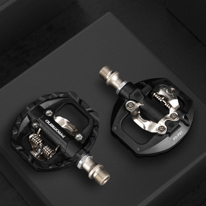 Pedales de Bicicleta MTB sin Clip PROMEND, Pedal de Bicicleta con Eje de Nylon Cr-Mo Autoblocante de un Solo Lado, Incluye Calas Gratuitas <span class=keywords><strong>F91</strong></span> - Product Image 2