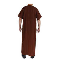 Nuevo diseño bordado Koshibo hecho Baifa Marruecos estilo 54-62 tamaño calidad Superior manga corta musulmán vestido largo para hombres