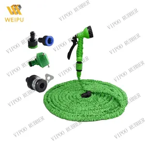 Green Commercial Household Hose for Watering Fstairs and Washing Cars Can Be Triple Telescopic Magistairsen Hose Plastic ABS