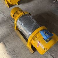 Treuil électrique en acier robuste 220v/380v 1/2/3/5/10 tonnes avec câble en acier de 100m pour grues