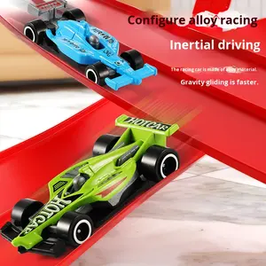 लड़कों के लिए 2026 सॉफ्ट प्लास्टिक ट्रैक रेसिंग कार खिलौना कार खिलौना 4-6 साल पुराने डिय असेंबली जटिया स्लाइडिंग प्रतियोगिता <span class=keywords><strong>1</strong></span>:<span class=keywords><strong>5</strong></span> पैमाने पर - Product Image 1