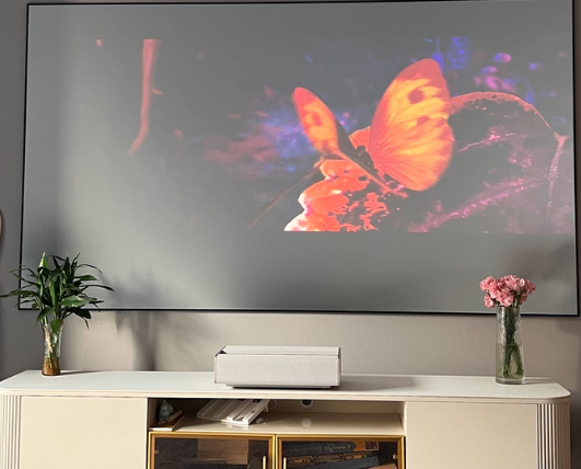 Ultra-short Throw Projector1080P High Definition 900CVIA Lumens Built-in 31WSpeaker Supports 3D Portable Movie Indoor Use