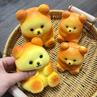 Jouets Squishy à Rebond Lent Tendance Virale, Formes Alimentaires et Animaux Assortis, Anti-Stress, Décoration d'Intérieur, Accessoire de Présentation