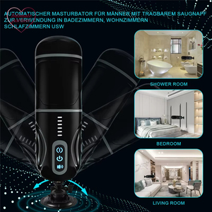 Godet de masturbation automatique pour <span class=keywords><strong>homme</strong></span> avec fonction de temporisation et double canal, Godet de masturbation de poche vaginale, Jouet sexuel pour hommes, Articles pour adultes - Product Image 4