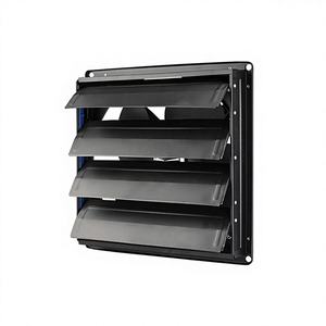 พัดลมดูดอากาศแบบมีบานเกล็ดไฟฟ้า เงียบ สำหรับใช้ในครัวเรือนและอุตสาหกรรม ระบายควันจากครัวด้านหลัง โครงเหล็กเต็มตัว ผลิตจากโรงงาน - Product Image 1