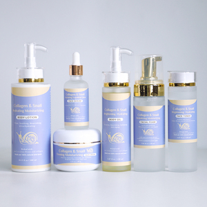 Produit <span class=keywords><strong>pour</strong></span> le <span class=keywords><strong>visage</strong></span> végétalien à base de plantes biologiques <span class=keywords><strong>pour</strong></span> peaux sensibles, <span class=keywords><strong>traitement</strong></span> de l'acné, raffermissant, anti-âge, <span class=keywords><strong>collagène</strong></span>, ensemble à base d'escargot - Product Image 1