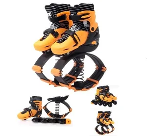 2 in 1 kangaroo bounce space jumping sport skate shoe with spring