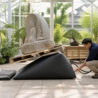 Coussin de levage pneumatique gonflable en PVC robuste pour le dépannage de véhicules