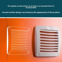 ISURE MARINE Grille d'aération marine inclinée en ABS pour sortie d'air, accessoires marins pour bateau, yacht, navire, camping-car