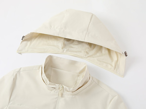 Custom Logo Outdoor <strong>Work</strong> Wear Uniform Soft Shell <strong>Waterproof</strong> Windproof Breathable Polyester Detachable Hood 3-in-1 Unisex <strong>Work</strong> - Product Image 5