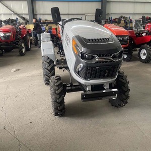 Mini Tractor de Ruedas 25HP 4x4 para Uso Agrícola de Alta Productividad Plateado - Product Image 1