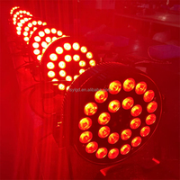 Projecteur LED Par Slim 24x18W RGBWUV, Projecteurs LED Par 24x18W RGBW, Projecteurs LED Par Plats 24*18W pour Scène, Mariage, Fête, DJ, Disco