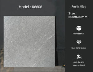 Foshan Factory Supply Carreaux de sol en céramique mate <span class=keywords><strong>60x60</strong></span> effet marbre vieilli, design moderne, grain sec, pour salon, hôtel, hôpital - Product Image 4