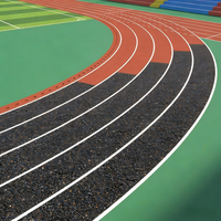 Granulés de caoutchouc EPDM hautement élastiques pour piste de course synthétique, surface de terrain de sport extérieur, revêtement de sol résistant à l'usure et antidérapant