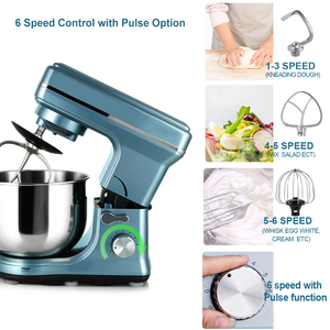 Máy Trộn Đứng 600W Máy Sử Dụng Nhà Bếp Mạnh Mẽ Robot De Ẩm Thực Đầu Bếp Máy Trộn Đầu Bếp Nhào Bột Máy Trộn Thực Phẩm Impastatrice - Product Image 3