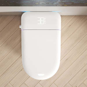 Buse ultraviolette automatique nouvellement conçue chauffage intégré Siphon vocal chasse directe mousse bouclier siège toilette toilette intelligente - Product Image 2