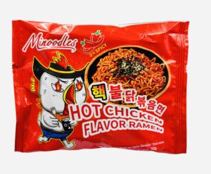 Fideos Instantáneos Picantes al <span class=keywords><strong>Estilo</strong></span> Coreano de la Marca China Minoodles, Ramen de <span class=keywords><strong>Pollo</strong></span> Picante HALAL, OEM/ODM - Product Image 2
