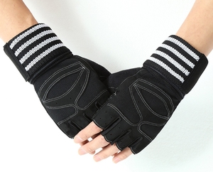 Gants d'entraînement à demi-doigts pour hommes femmes gants de gymnastique antidérapants pour soutien du poignet pour le cyclisme d'haltérophilie - Product Image 6
