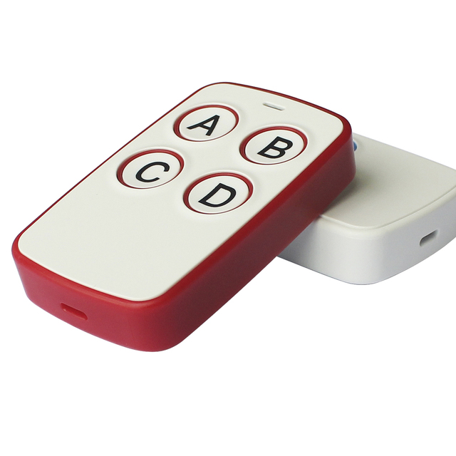Universal Customized 433mhz 4-Channel EV1527 Automatic Gate Garage DOOR Learning RF Wireless Remote Control