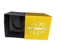 Boîte en carton ondulé recyclé personnalisable avec impression dorée, emballage écologique pour bijoux cadeaux, prix négociable