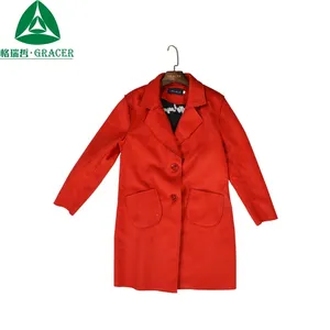 Cheap Used Clothing Women Winter Short Worsted Coat Used Clothes In Dubai