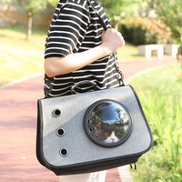 Sac de transport pour animaux de compagnie de luxe, carré, élégant, pliable, respirant, en tissu Oxford, pour chats, portable et personnalisable
