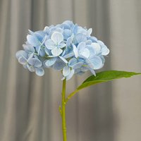 Bunga Hydrangea Buatan Tangan dari Pabrik Cina, Bahan PU Sentuhan Asli, Gaya Modern, Pengiriman Cepat untuk Kelulusan Bayi Baru Lahir