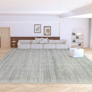 Tapis de style Wabi Sabi, rectangulaire, en fibre de polyester, antidérapant, pour la maison, chambre, cuisine, entrée, couverture complète - Product Image 5