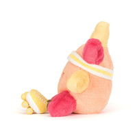 Prêt à expédier [Prix usine] Jelly Catts Sun Roller Skate Plush Toy Soft Smiley Face Stuffed Sun Doll Yellow Skates Gift