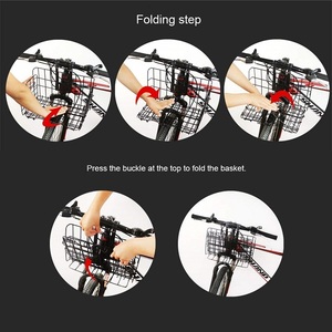 Plegable <span class=keywords><strong>bicicleta</strong></span> posterior de la cesta de malla de alambre doble frente bolsa trasero = cesta de la <span class=keywords><strong>bicicleta</strong></span> bolsa Rack carga <span class=keywords><strong>para</strong></span> <span class=keywords><strong>bicicleta</strong></span> de montaña - Product Image 6